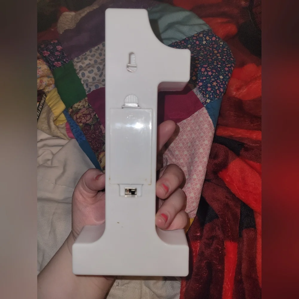 A # 1 birthday light /night light. - Picture 2 of 3
